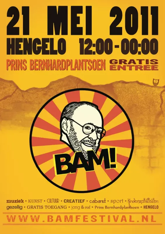 Poster Editie 2011 BAM! Festival Hengelo (Ov.)