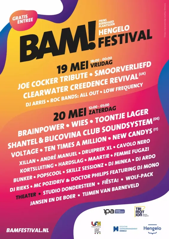 Poster BAM! Festival 2023